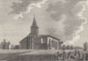 ESSEX. S. W. View of Little Dunmow priory church . Copperplate (Grose) 1787