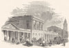 BATH. King's Bath and Pump- Room 1850 old antique vintage print picture