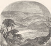 SCOTLAND. Ballater 1850 old antique vintage print picture