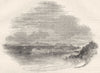 WALES. Tenby, Pembroke 1850 old antique vintage print picture
