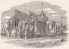 SUSSEX. Winchelsea Church 1850 old antique vintage print picture