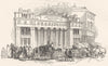 LONDON. The Corn Exchange. SMALL 1850 old antique vintage print picture