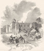 ESSEX. Colchester Castle 1850 old antique vintage print picture