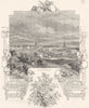 MANCHESTER. Manchester 1850 old antique vintage print picture
