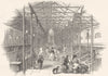 CHESHIRE. Birkenhead Market 1850 old antique vintage print picture