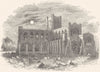 CHESHIRE. Chester Cathedral 1850 old antique vintage print picture