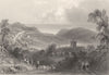 CUMBRIA. St Bees College. (Bartlett/Finden) 1842 old antique print picture