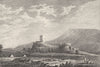 LANCASHIRE. Clitheroe Castle. Clithero Castle . Copperplate (Grose) 1783 print