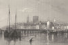 SEINE- MARITIME. Rouen. JMW Turner 1857 old antique vintage print picture