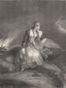 BALLET. Medora Watching the returns of Conrad c1840 old antique print picture