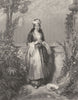BYRON. Luleika c1840 old antique vintage print picture