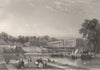 CANALS. The Canal of Trainan 1839 old antique vintage print picture