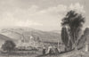 ITALY. Florence c1840 old antique vintage print picture