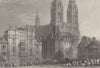 LOIRET. Orleans. JMW Turner 1857 old antique vintage print picture
