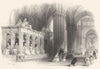 PARIS. The Abbey Church of St. Denis Tomb of Louis XII. Allom 1845 old print
