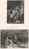 SHIPS. Francis the 1st and Sister; The Shipwrecked Pirate c1840 old print