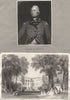 PEERS. Marquis Of Hastings c1840 old antique vintage print picture