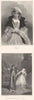 ROMANCE. Phoebe; Clarinda, or the Necklace of Pearl c1840 old antique print