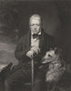 WRITERS. Sir Walter Scott Bart c1840 old antique vintage print picture