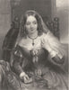WALTER SCOTT. Catherine Seyton (Abbot) 1841 old antique vintage print picture