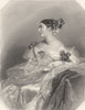 PORTRAITS. A Portrait c1840 old antique vintage print picture