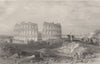 TUNISIA. The Amphitheatre of El Djem, Africa c1840 old antique print picture