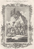 RUNNYMEDE. King John Signing Magna Carta/Charta. Decorative c1785 old print