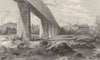 VIRGINIA. Richmond from the James 1874 old antique vintage print picture