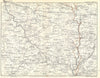 MID DEVON. Exeter Dulverton Barnstaple Crediton. WARD LOCK 1897 old map
