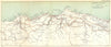 NORTH DEVON COAST. Environs of Lynton. Exmoor. WARD LOCK 1897 old antique map