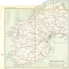 LANDS END. Penzance St Ives Marazion St Just. Cornwall. WARD LOCK 1897 old map