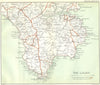THE LIZARD. Cornwall. WARD LOCK 1897 old antique vintage map plan chart
