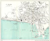 ST. HELIER vintage town/city plan. Jersey Channel Islands. WARD LOCK 1925 map