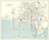 ST. HELIER vintage town/city plan. Jersey Channel Islands. WARD LOCK c1967 map