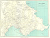 TORQUAY vintage town/city plan. Devon. WARD LOCK 1952 old vintage map chart