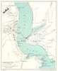 DARTMOUTH vintage town/city plan. Kingswear. Devon. WARD LOCK 1952 old map