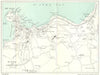 ST. IVES AND CARBIS BAY vintage town/city plan. Cornwall. WARD LOCK 1952 map