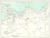 ST. IVES AND CARBIS BAY vintage town/city plan. Cornwall. WARD LOCK 1952 map