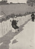 HEATH ROBINSON. The Poacher. Fishing. Policeman. SMALL 1935 old vintage print