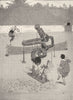 HEATH ROBINSON.Tennis.Wimbledon serving Tube.Practice receiving serve.SMALL 1935