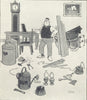 HEATH ROBINSON. The home-made car. Ingredients. SMALL 1935 old vintage print