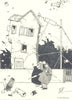 HEATH ROBINSON. Saved by Wireless. SMALL 1935 old vintage print picture