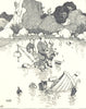 HEATH ROBINSON.Keeping afloat with bagpipes.Loch Lomond boat accident.SMALL 1935