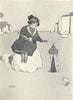 HEATH ROBINSON. Gentleman swallowed by quicksand handing wife return ticket 1935