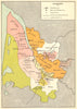BORDEAUX WINE MAP. Carte Générale Bordeaux 1939 old vintage plan chart