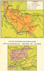 WINE MAP.Entre-deux-Mers;Cotes Bordeaux-St-Macaire Ste.Foy.Graves Vayres 1939