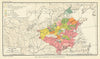 China. The Zhou Dynasty, 11th-9th Centuries BC 1935 old vintage map plan chart