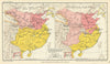 Divisions of China 535-560 AD. Western Eastern Wei Liang Chou Chi Chen 1935 map