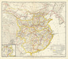 China. The Sung, Liao & Chin Dynasties 960-1280 AD. Yangtse Delta 1935 old map