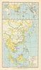 Chinese diaspora. Chinese emigrants abroad/overseas c1930 1935 old vintage map